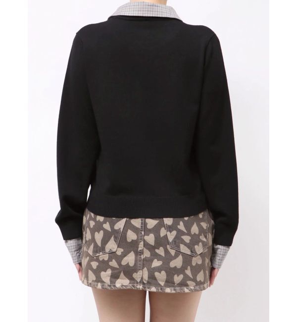 EMODA「レイヤードシャツニット」|ニット・セーター|