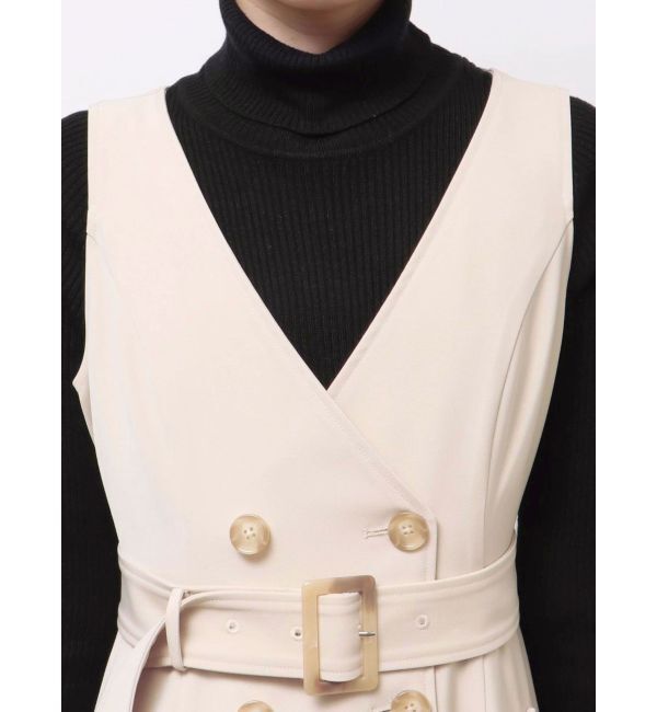 MERCURYDUO「【セットアップ着用可】トレンチライクジャンスカ」|ワンピース|