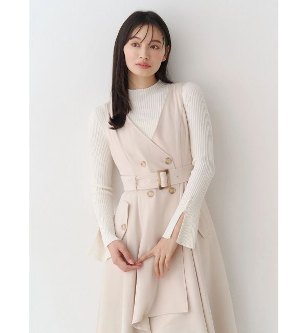 MERCURYDUO「【セットアップ着用可】トレンチライクジャンスカ」|ワンピース|