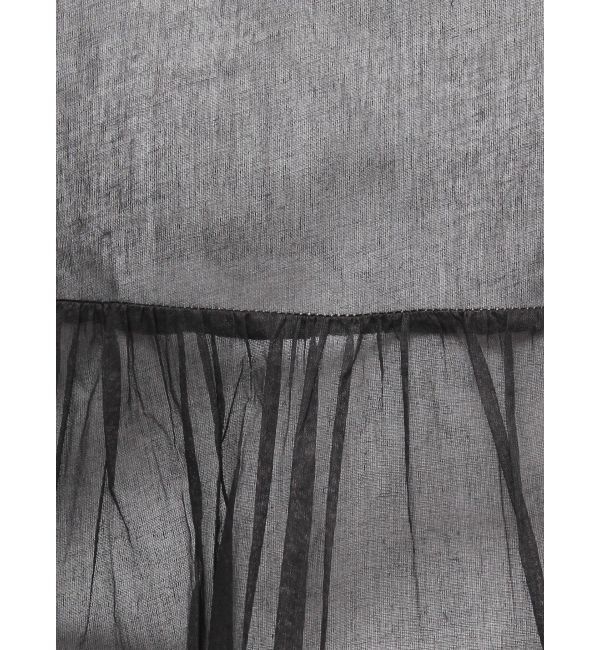 Ungrid「コットンオーガンジーキャミ」|シャツ・ブラウス|