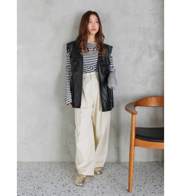 Ungrid「チュールドッキングタックパンツ」|その他|