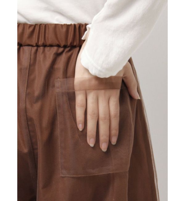 Ungrid「チュールドッキングタックパンツ」|その他|