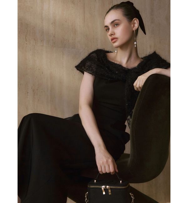 LAGUNAMOON「LADY淡水パールチェーンピアス」|ピアス|