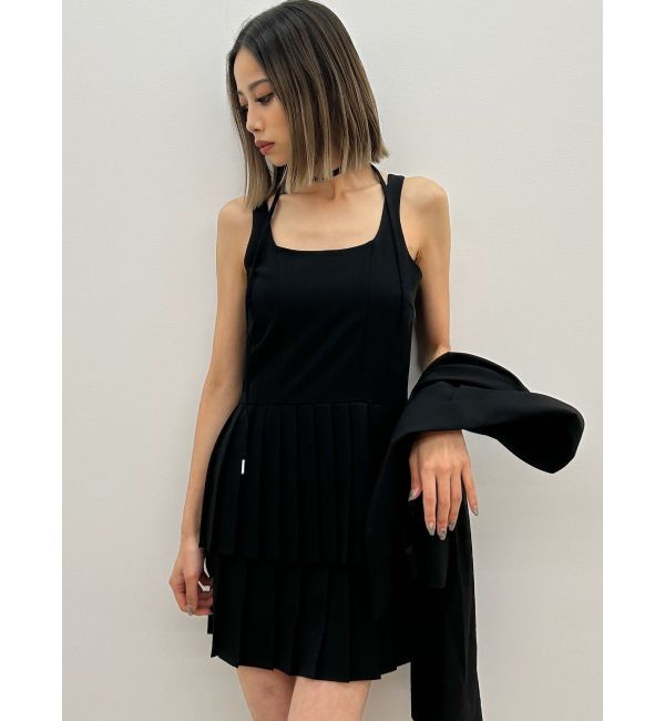 GYDA「ティアードプリーツワンピース」|ワンピース|