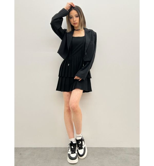 GYDA「ティアードプリーツワンピース」|ワンピース|