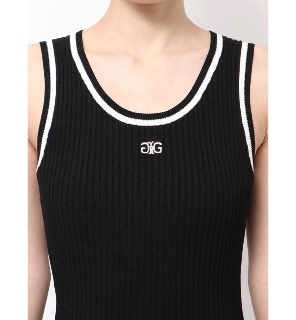 GYDA「SymmetryGYDA ラインリブニットワンピース」|ワンピース|