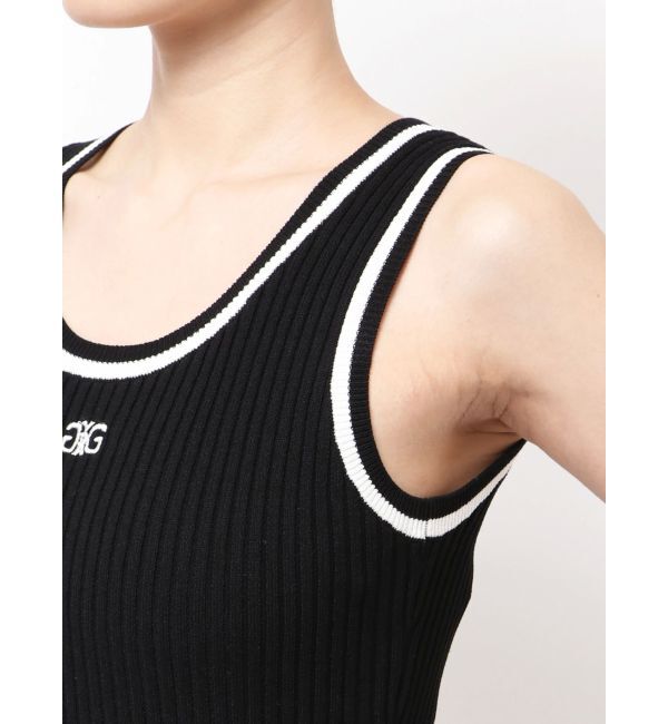 GYDA「SymmetryGYDA ラインリブニットワンピース」|ワンピース|