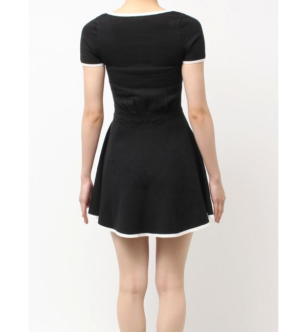 GYDA「SymmetryGYDA ラインフレアニットワンピース」|ワンピース|