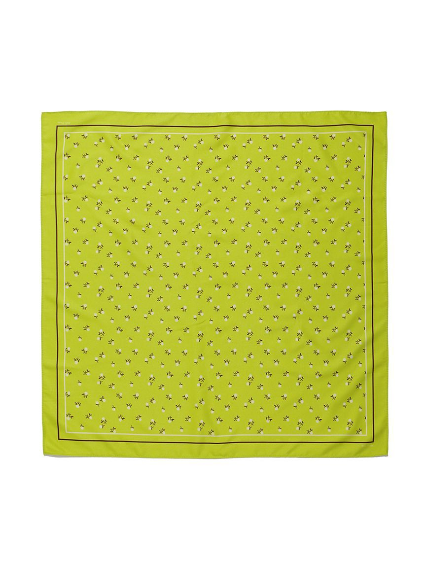 Mila Owen「小花柄ラインスカーフ」|バンダナ・スカーフ|