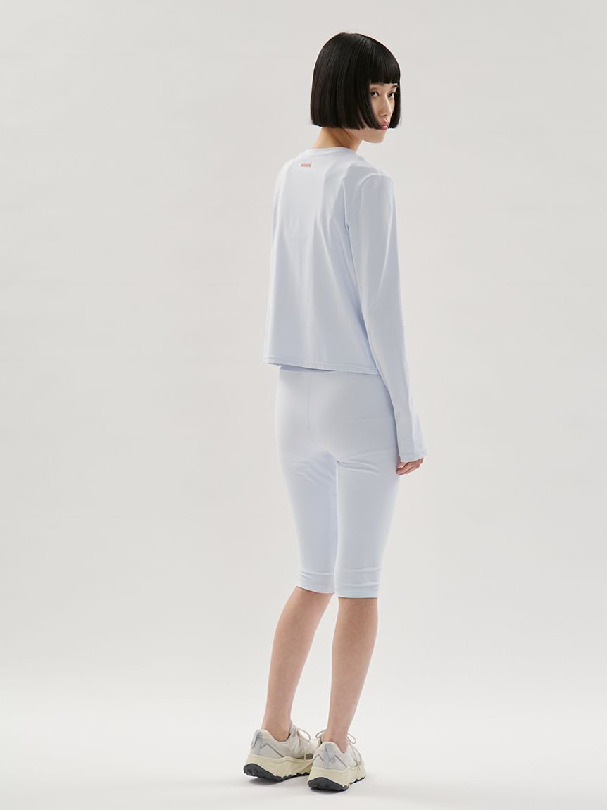 emmi yoga「【Sustainaretch】ハーフレギンス/UVカット/接触冷感」|その他|