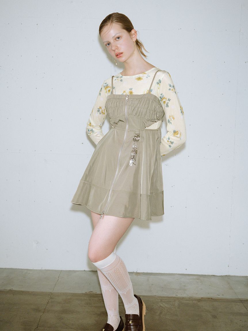 FURFUR「ミリタリーキャミソールワンピース」|ワンピース|