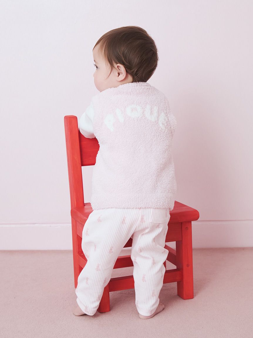 GELATO PIQUE KIDS & BABY「【BABY】パウダーアニマルベスト」|その他ベビーウェア|