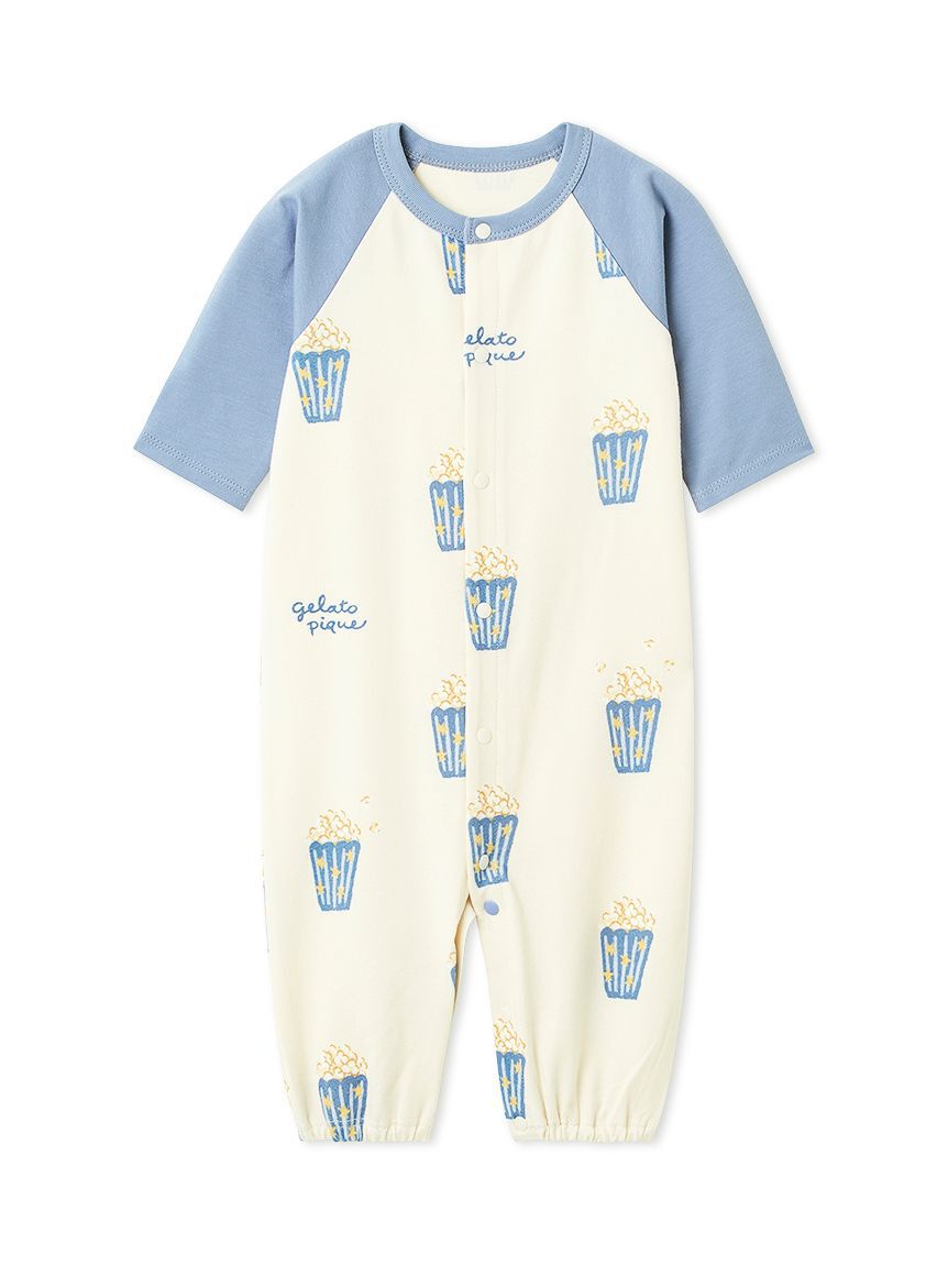 GELATO PIQUE KIDS & BABY「【BABY】新生児ポップコーン柄2WAYオール」|ロンパース|