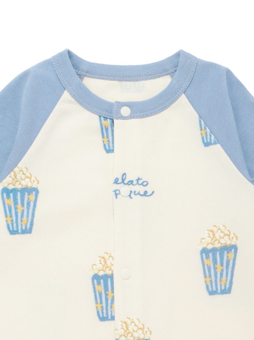 GELATO PIQUE KIDS & BABY「【BABY】新生児ポップコーン柄2WAYオール」|ロンパース|