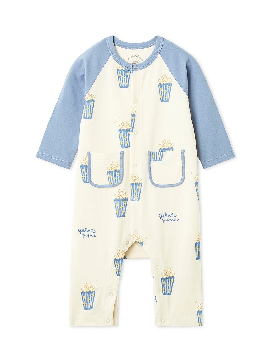 GELATO PIQUE KIDS & BABY「【BABY】ポップコーン柄ロンパース」|ロンパース|