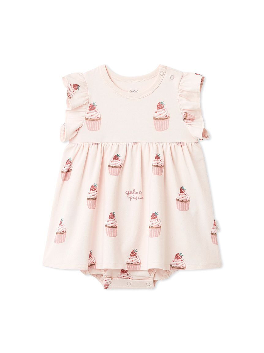 GELATO PIQUE KIDS & BABY「【BABY】カップケーキ柄ロンパース」|ロンパース|