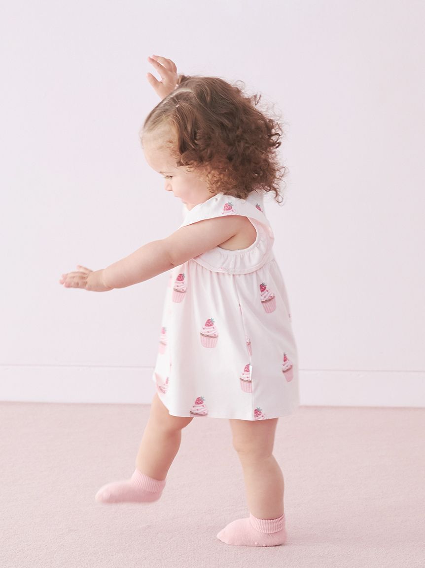 GELATO PIQUE KIDS & BABY「【BABY】カップケーキ柄ロンパース」|ロンパース|