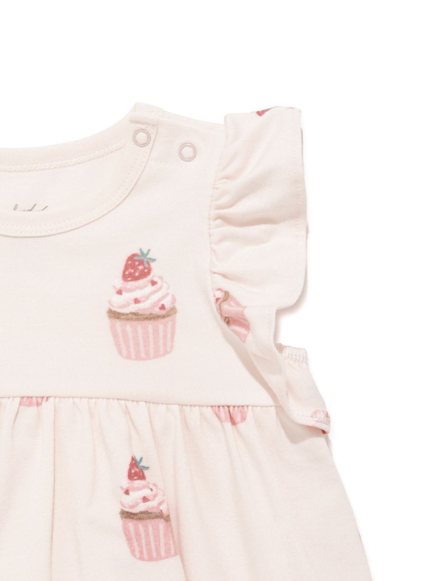 GELATO PIQUE KIDS & BABY「【BABY】カップケーキ柄ロンパース」|ロンパース|
