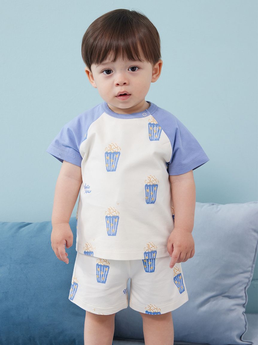 GELATO PIQUE KIDS & BABY「【BABY】ポップコーン柄半袖Tシャツ」|その他ベビーウェア|