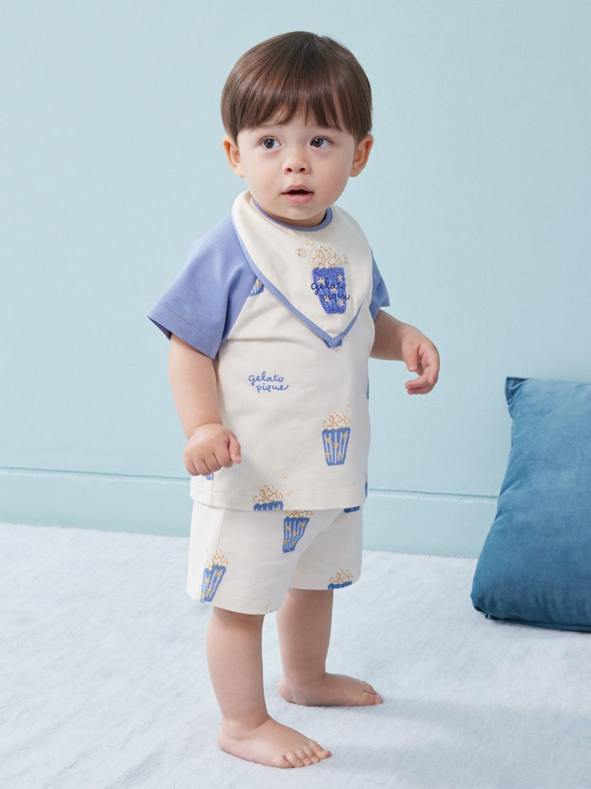 GELATO PIQUE KIDS & BABY「【BABY】ポップコーン柄半袖Tシャツ」|その他ベビーウェア|