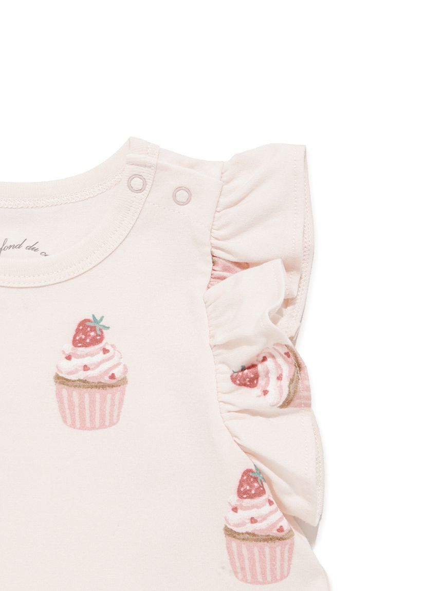 GELATO PIQUE KIDS & BABY「【BABY】カップケーキ柄Tシャツ」|その他ベビーウェア|