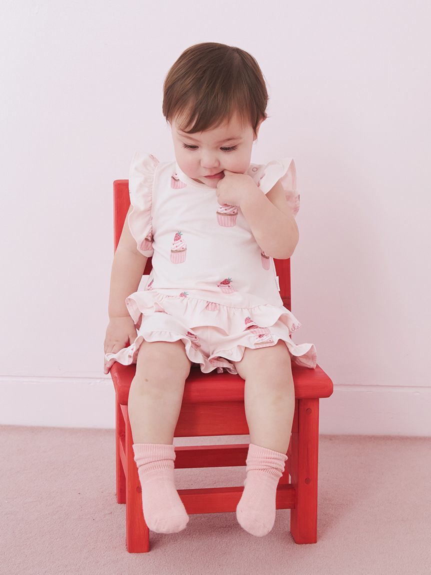 GELATO PIQUE KIDS & BABY「【BABY】カップケーキ柄Tシャツ」|その他ベビーウェア|