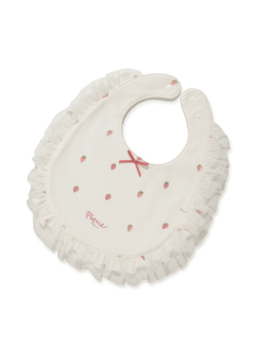 GELATO PIQUE KIDS & BABY「【BABY】ストロベリー柄チュールスタイ」|スタイ|