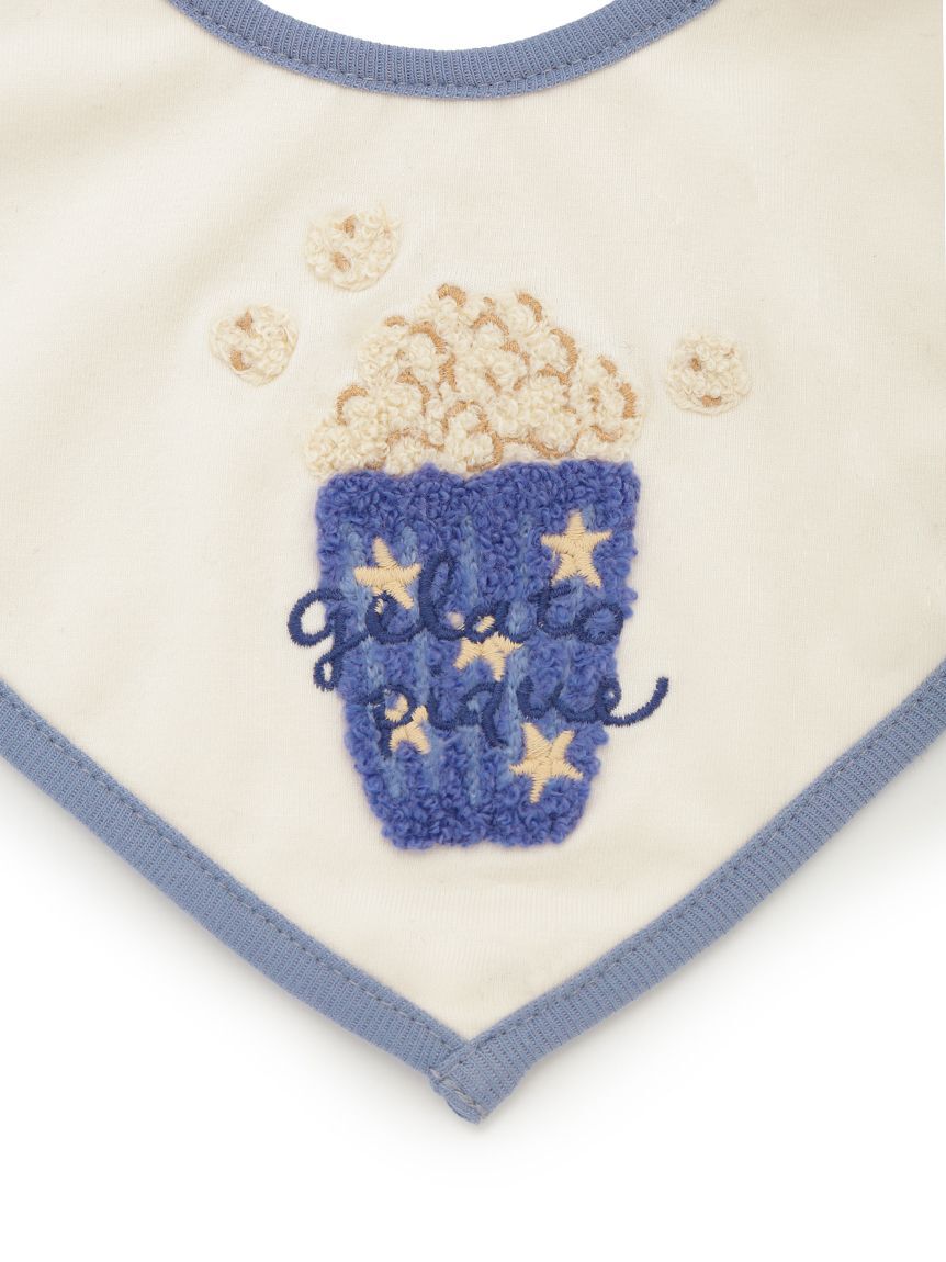 GELATO PIQUE KIDS & BABY「【BABY】ポップコーン柄スタイ」|スタイ|