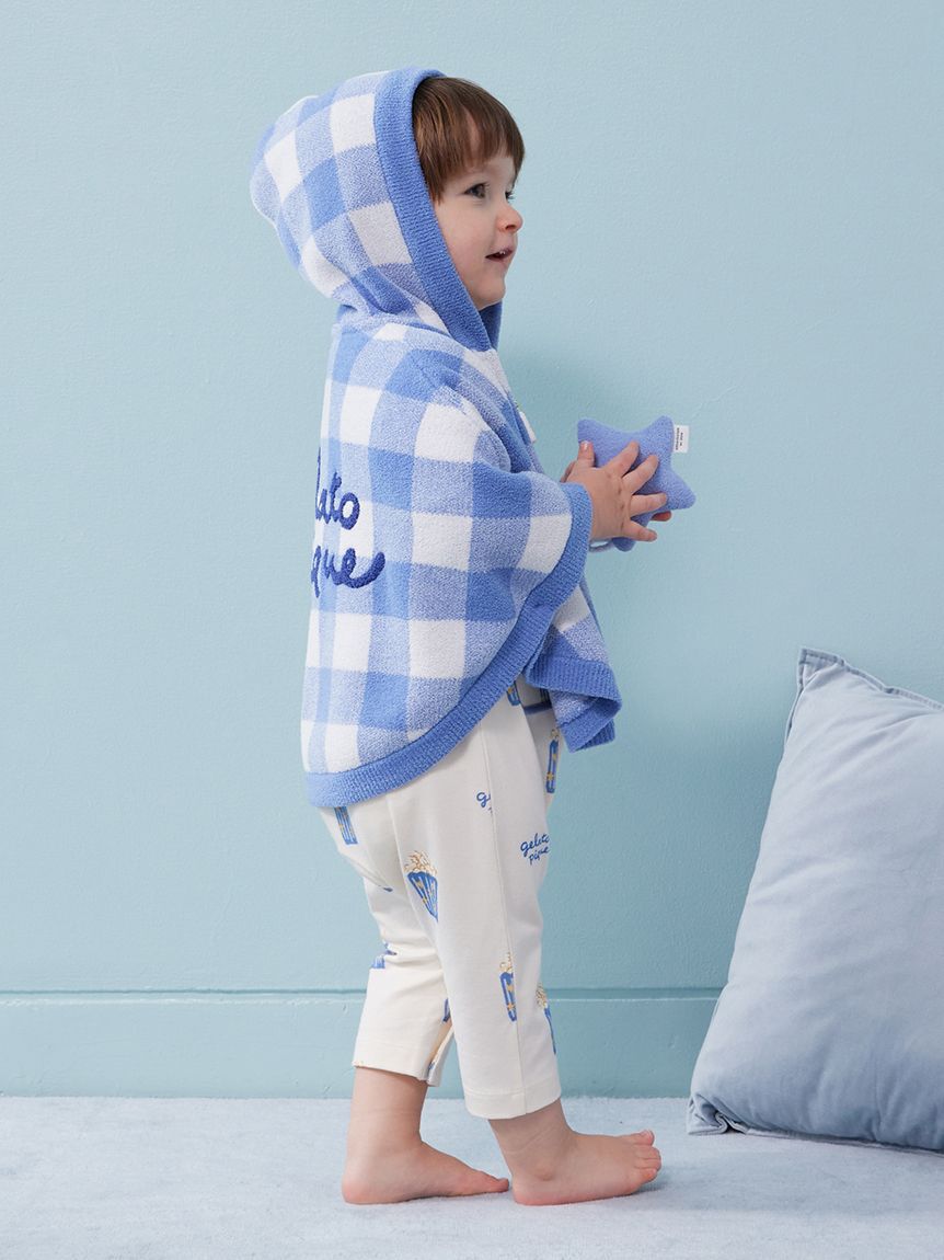 GELATO PIQUE KIDS & BABY「【BABY】エアリーモコギンガムチェック柄ポンチョ」|その他ベビーウェア|