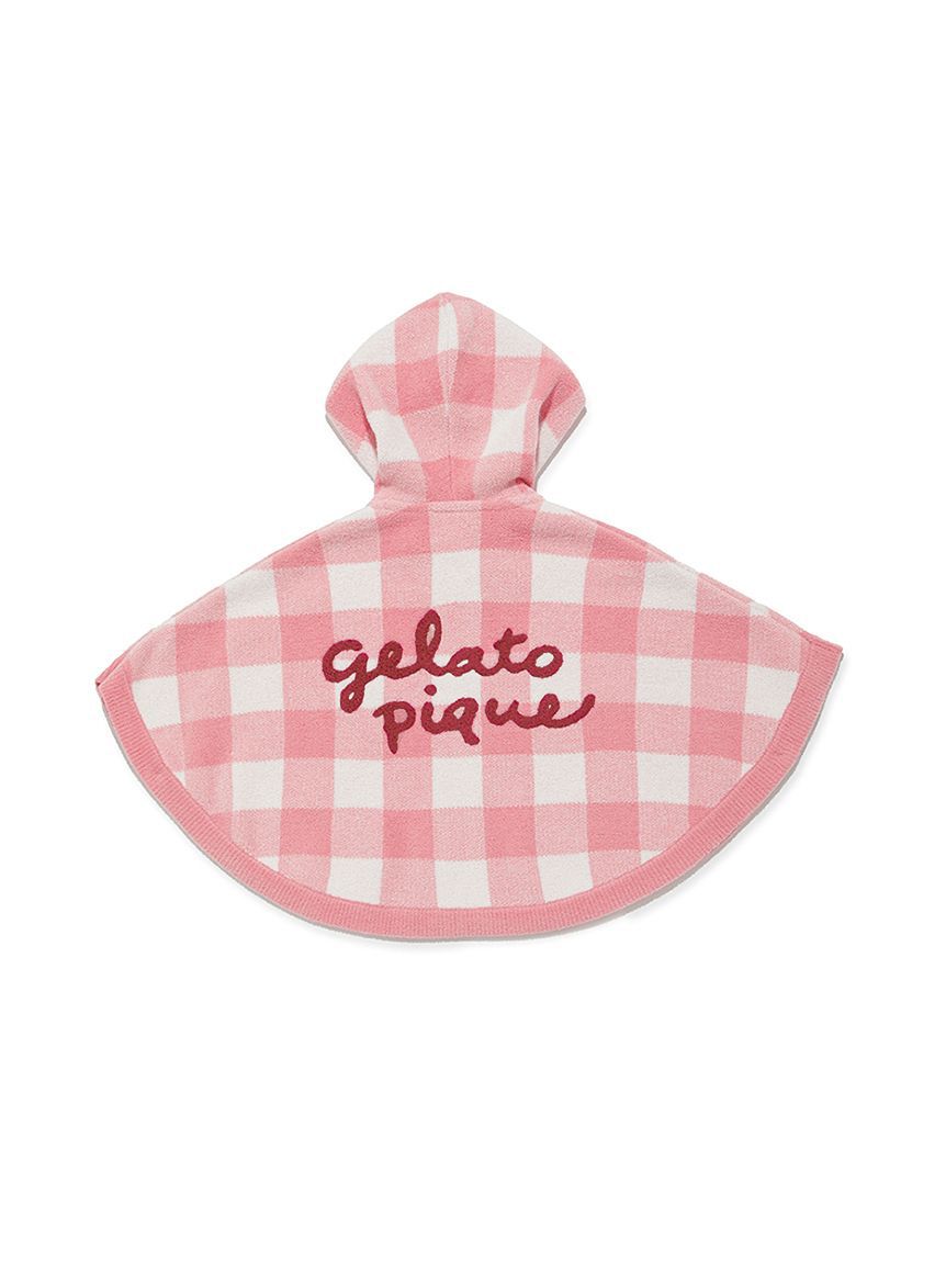 GELATO PIQUE KIDS & BABY「【BABY】エアリーモコギンガムチェック柄ポンチョ」|その他ベビーウェア|