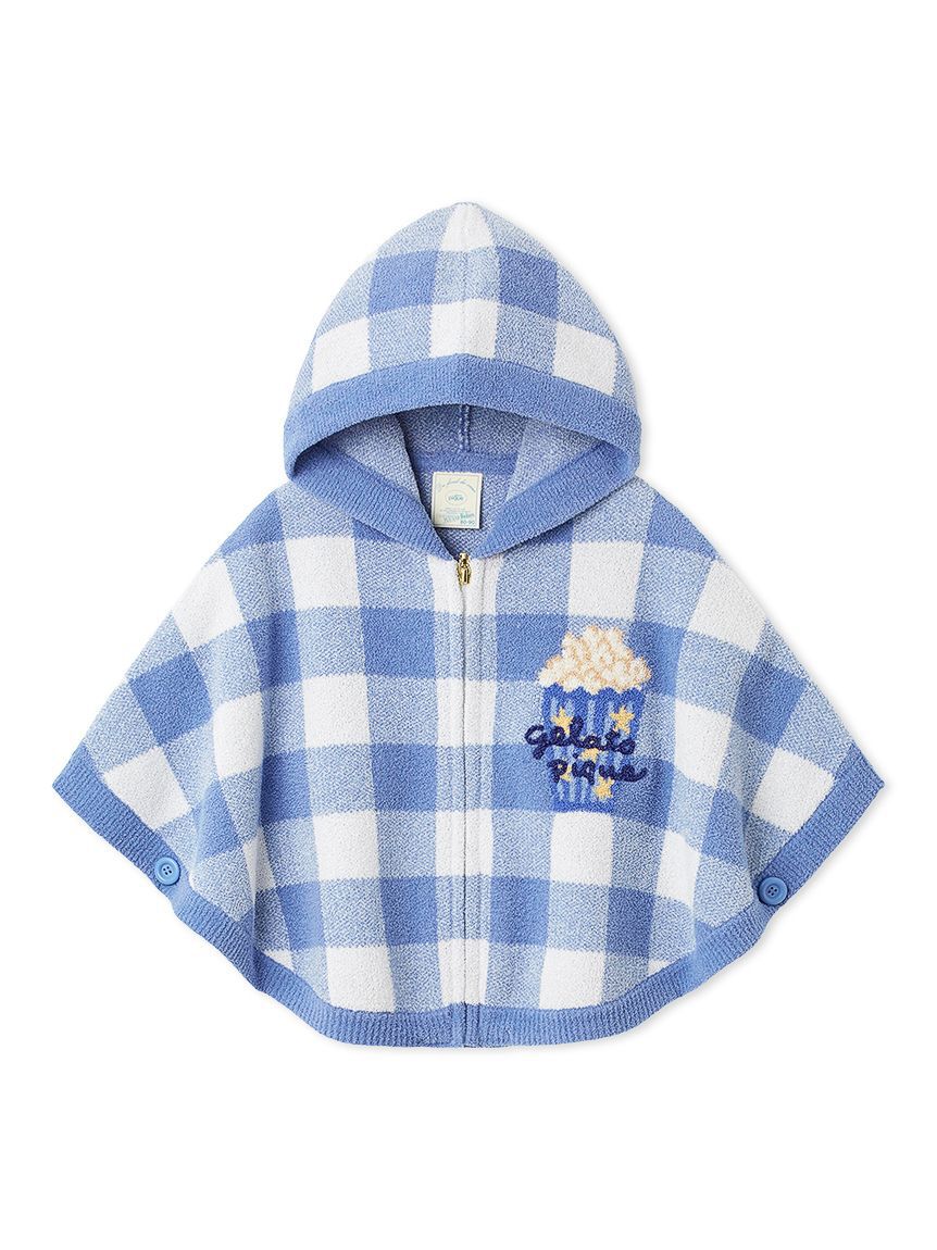 GELATO PIQUE KIDS & BABY「【BABY】エアリーモコギンガムチェック柄ポンチョ」|その他ベビーウェア|