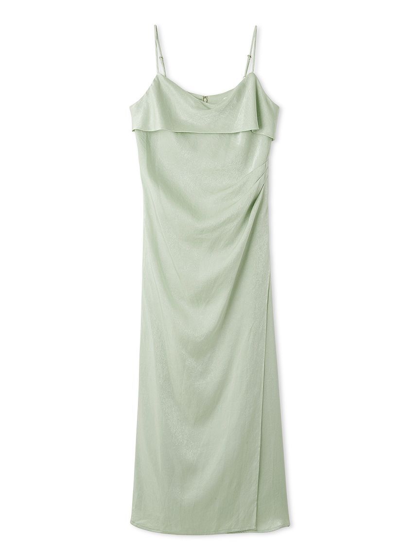 FRAY I.D「【限定カラー】ドレープサテンキャミソールワンピース」|ワンピース|