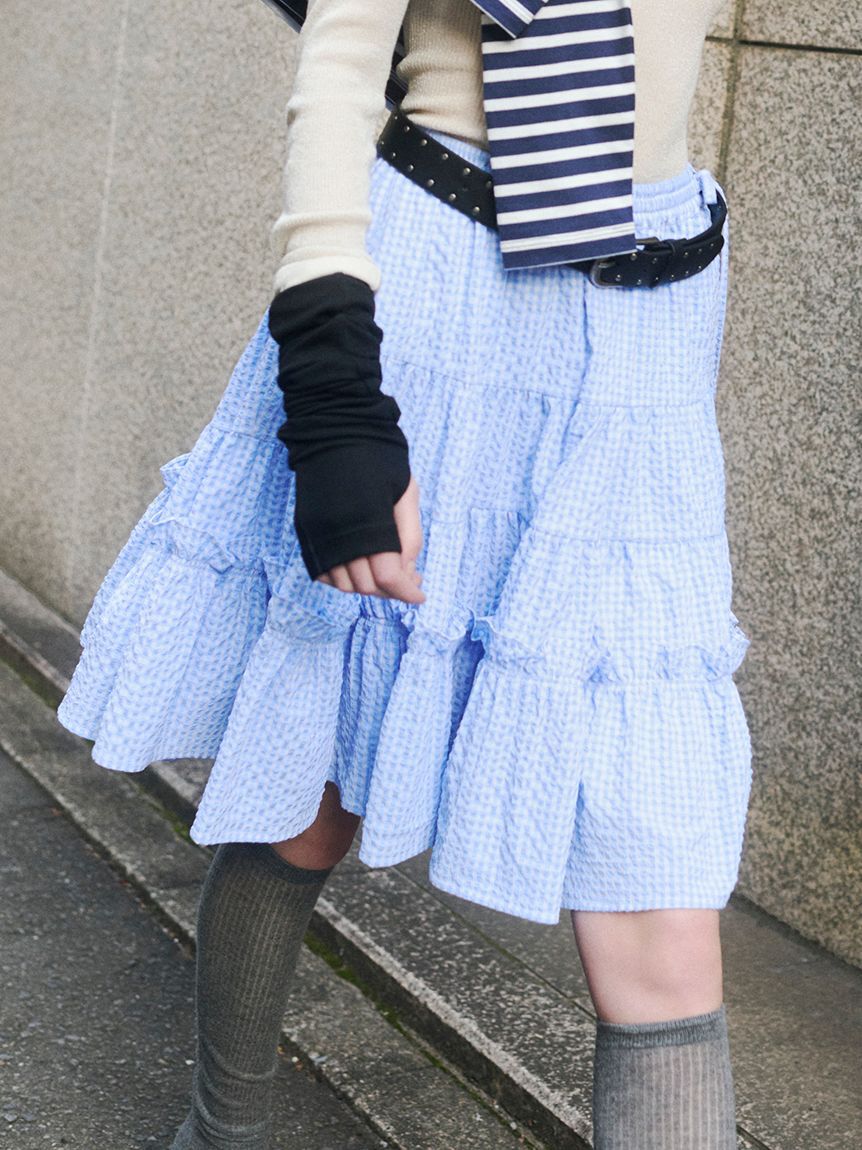 LILY BROWN「2wayティアードスカート」|スカート|