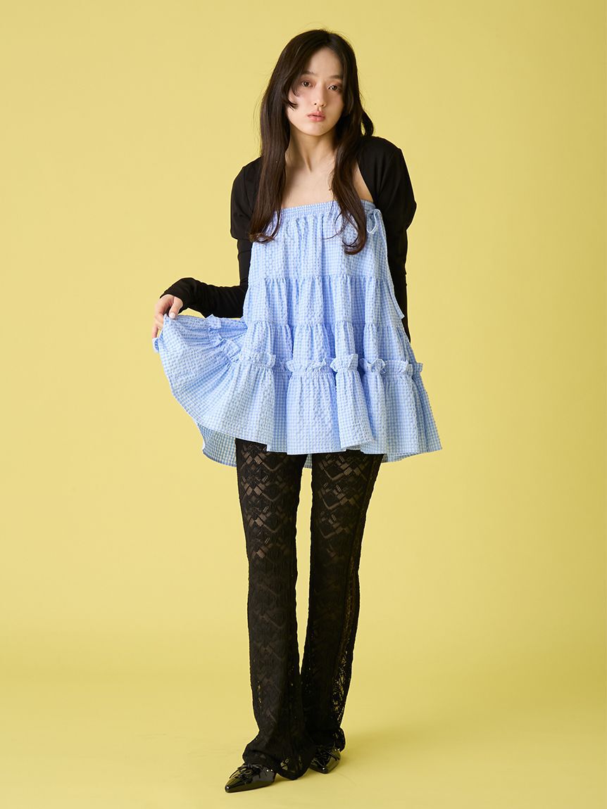 LILY BROWN「2wayティアードスカート」|スカート|