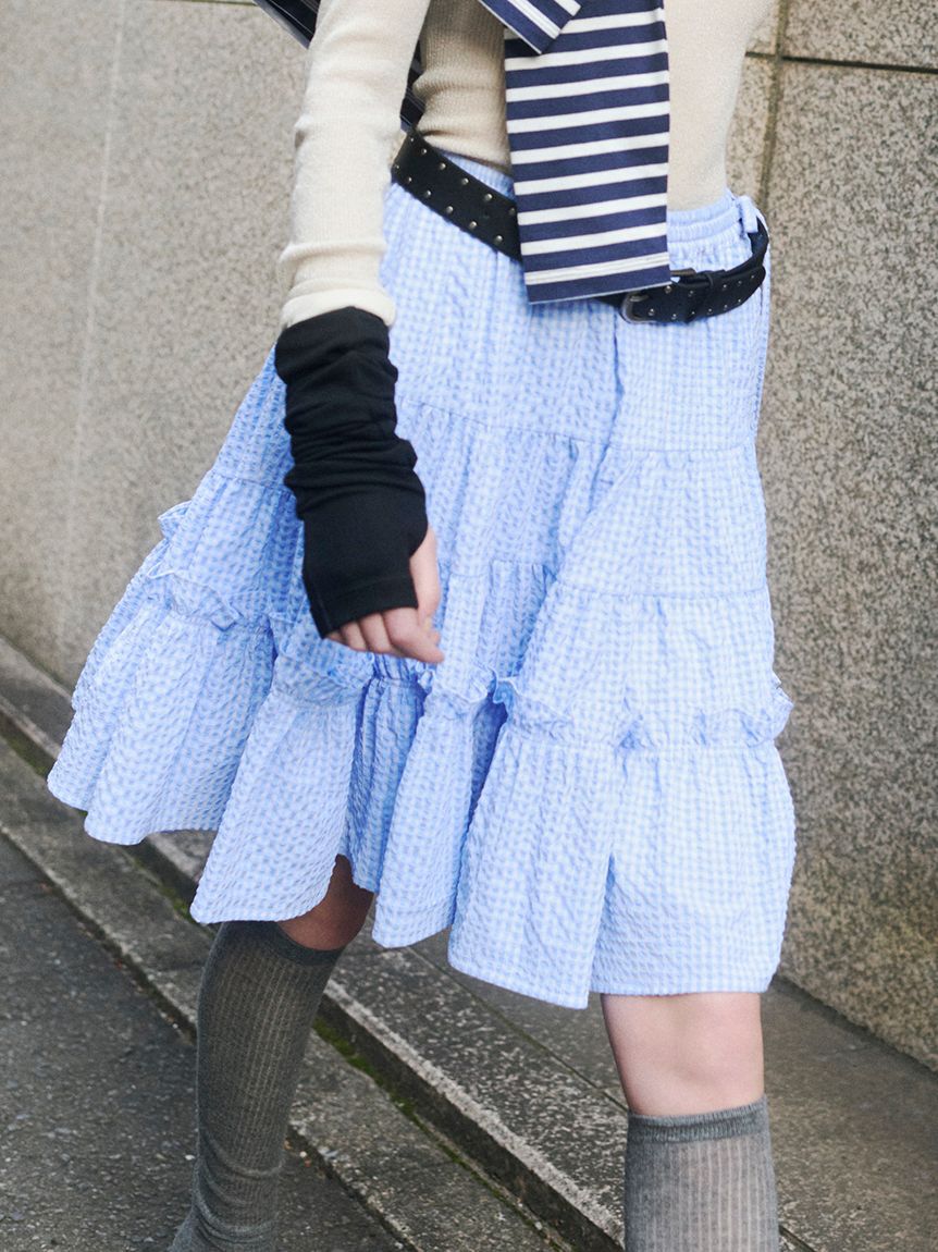 LILY BROWN「2wayティアードスカート」|スカート|BLU