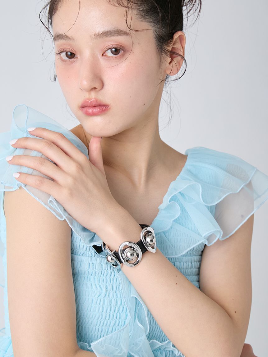 LILY BROWN「2wayメタルモチーフバングル」|ブレスレット・バングル|