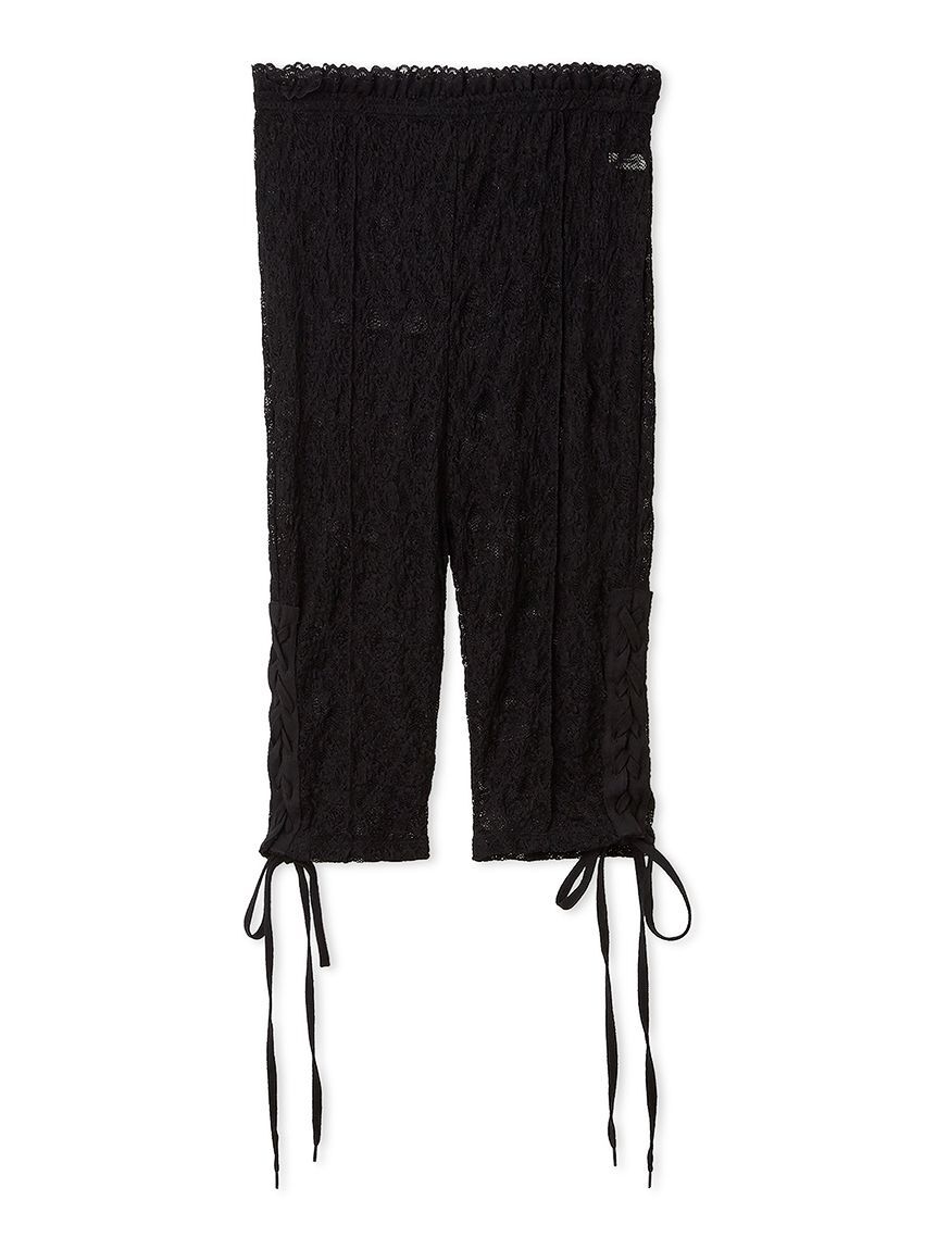 LILY BROWN「レースバイカーパンツ」|その他|BLK