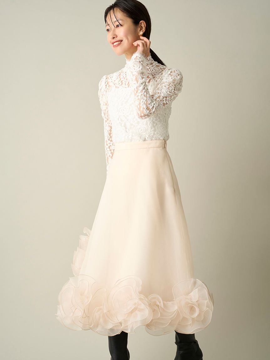 CELFORD「【YUMIKATSURAforCELFORD】ローズレーストップス」|シャツ・ブラウス|