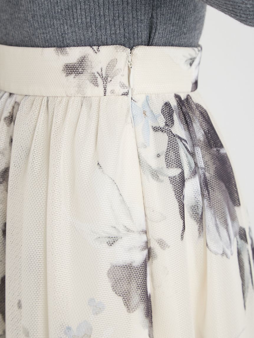 CELFORD「フラワープリントボリュームスカート」|スカート|