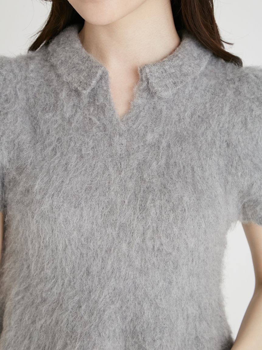 CELFORD「スキッパーペプラムニットプル」|ニット・セーター|