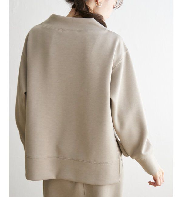 ikka「ダンボールニットスピンドルプルオーバー」|パーカー|