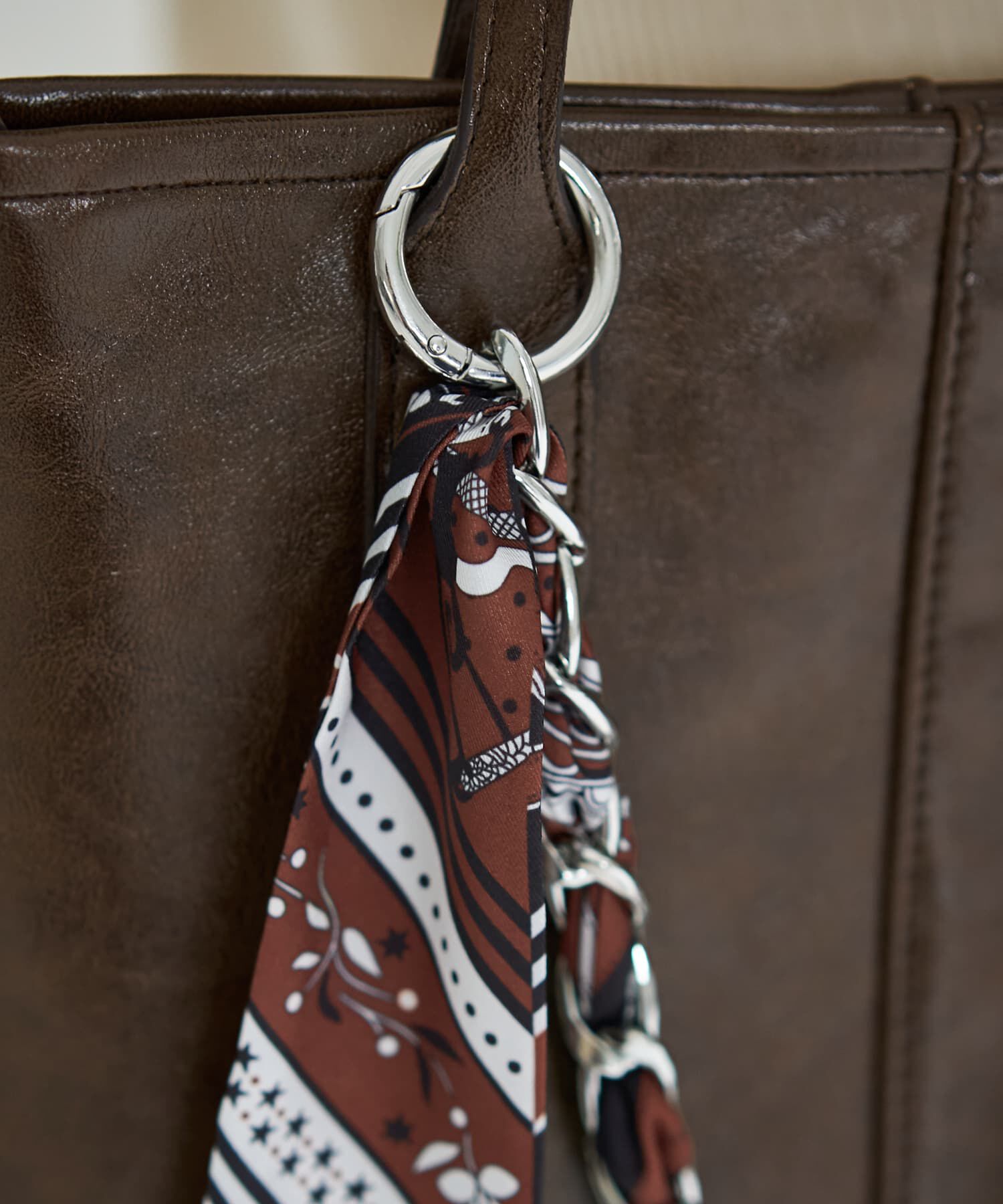 STYLE DELI「スカーフチェーンWリングチャーム」|チャーム・キーホルダー|