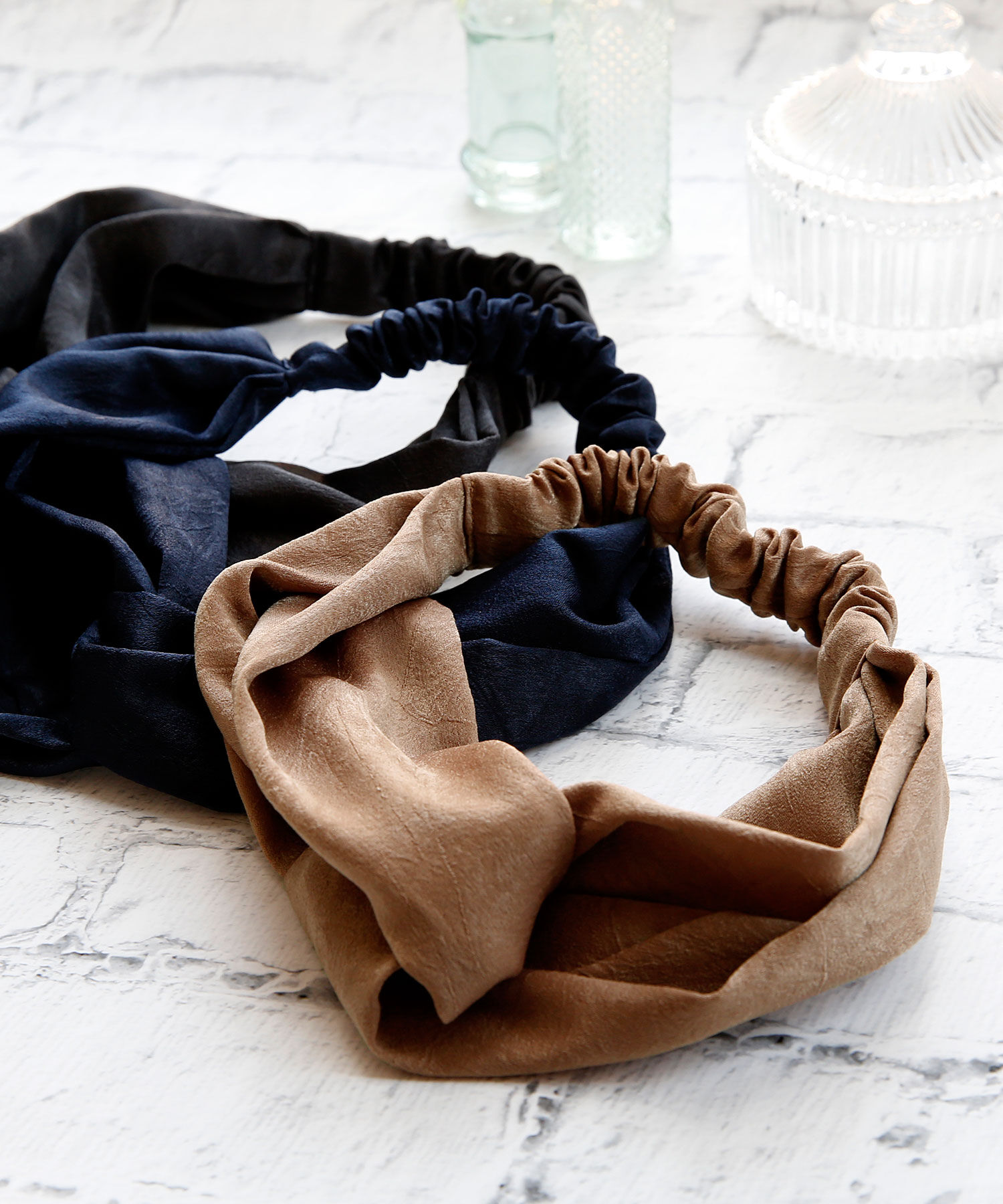 colleca la「ワッシャーヘアターバン」|ヘアバンド|