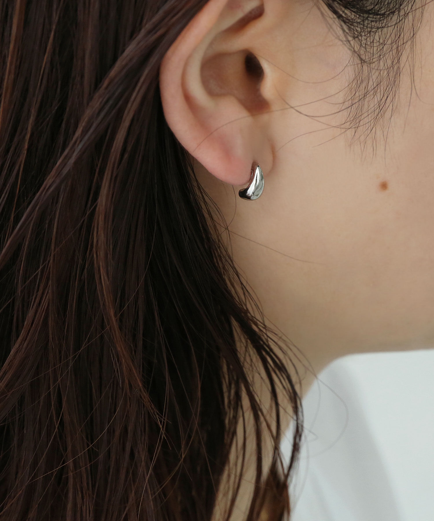  「miniループフィット・ティアドロップイヤリング」|イヤリング|シルバー