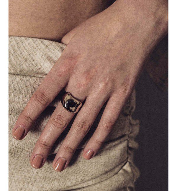 ete「ロウ ボールド リング」|リング|