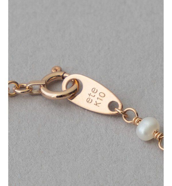 ete「[レイヤード] K10MPG パール ステーション ブレスレット」|ブレスレット・バングル|