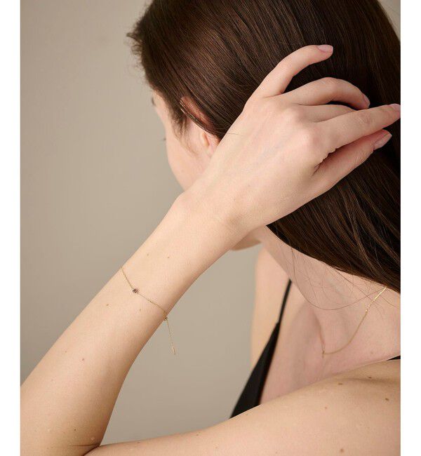 ete「K18YG フルール ブレスレット（誕生石 1・2・3・6・8・10・11・12月）」|ブレスレット・バングル|