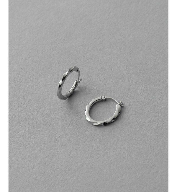 ete「ツイスト フープピアス」|ピアス|