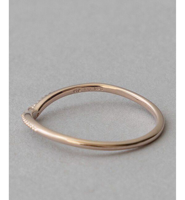 ete「[レイヤード] K10MPG ダイヤモンド リング」|リング|