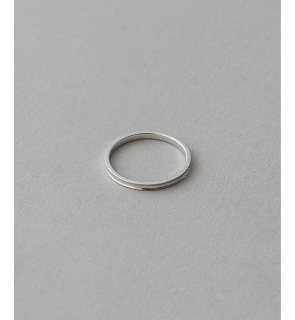 ete「[レイヤード] K10WG コンケイブ リング」|リング|